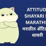 430+ Best Attitude Shayari In Marathi | मराठीत ॲटिट्यूड शायरी